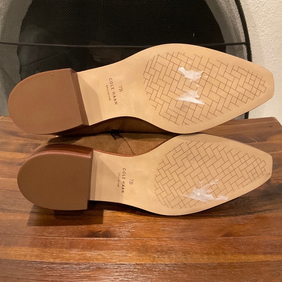 Cole Haan Light Brown Ankle Booties - Picture 9 of 9